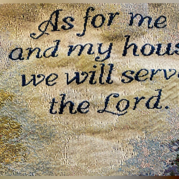 Nicky Boehme Tapestry.Large 28”x35”.Gorgeous tapestry in rich colors. - Picture 10 of 10